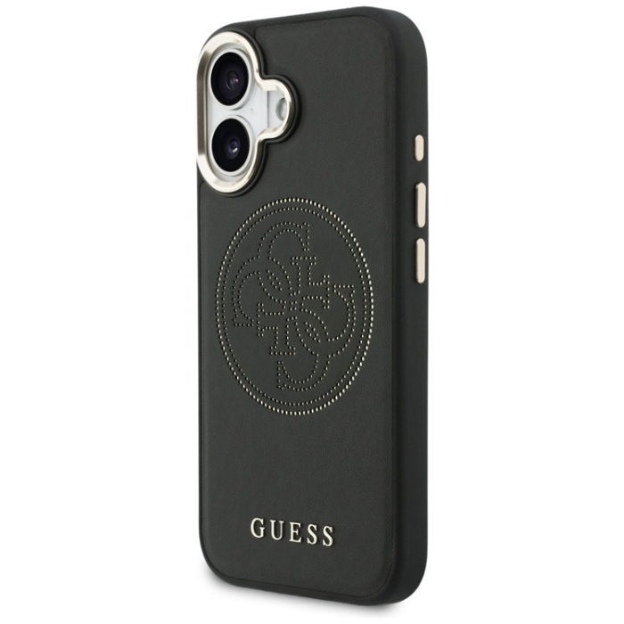 Guess - Guess Mobilskal För iPhone 17 MagSafe Perforated 4G - Svart