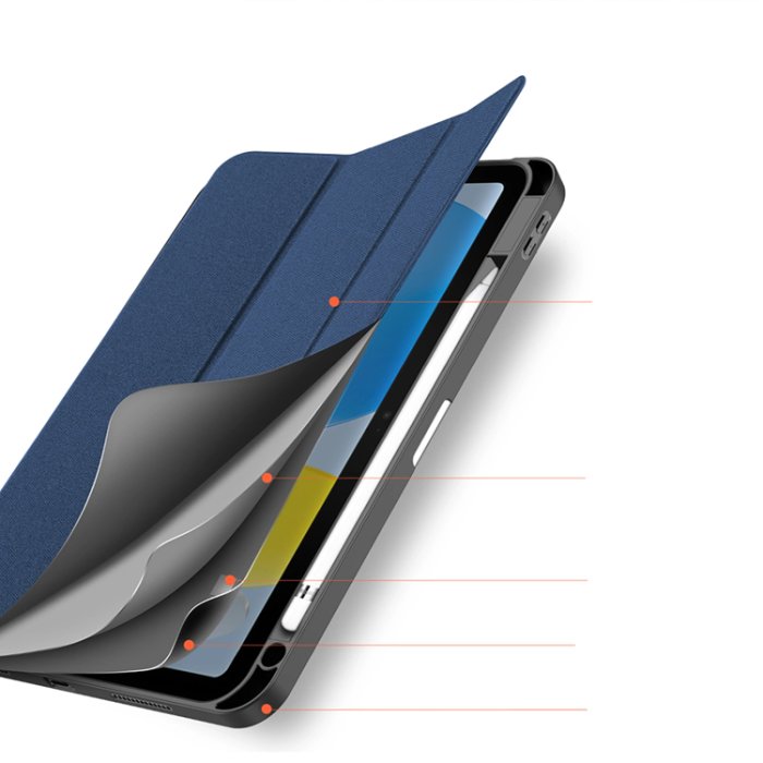 Dux Ducis - Dux Ducis iPad 10.9 (2022) Fodral Domo - Blå