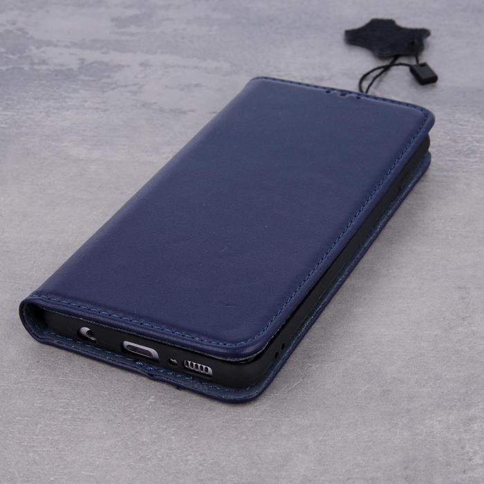 OEM - Läder Skal Smart Pro för iPhone 7/8/SE, Marinblå