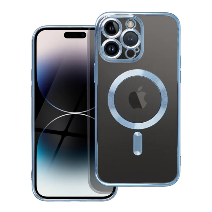 OEM - iPhone 13 Pro Max Mobilskal MagSafe Electro Mag - Blå