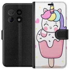 iSecrets - Plånboksfodral till OnePlus 10 Pro med Glad enhörning