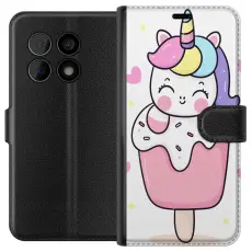 iSecrets - Plånboksfodral till OnePlus 10 Pro med Glad enhörning