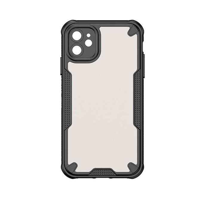 OEM - iPhone 12 Mobilskal Defender Matt - Svart