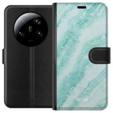 iSecrets - Pl&aring;nboksfodral till Xiaomi 13 Ultra med Mint Marble