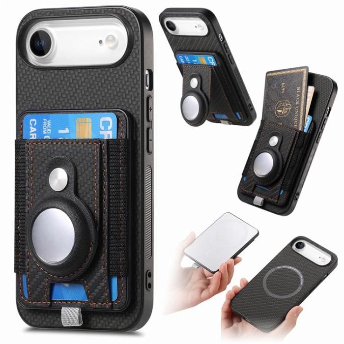 A-One Brand - iPhone Air Mobilskal Detachable korthållare - Svart