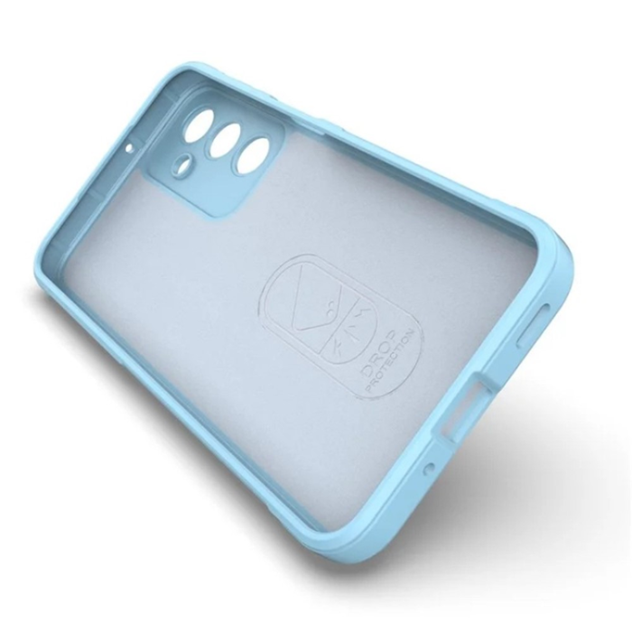 WANLONFENG - WANLONFENG Galaxy A26 Mobilskal med Härdat Glas HD - Babyblå