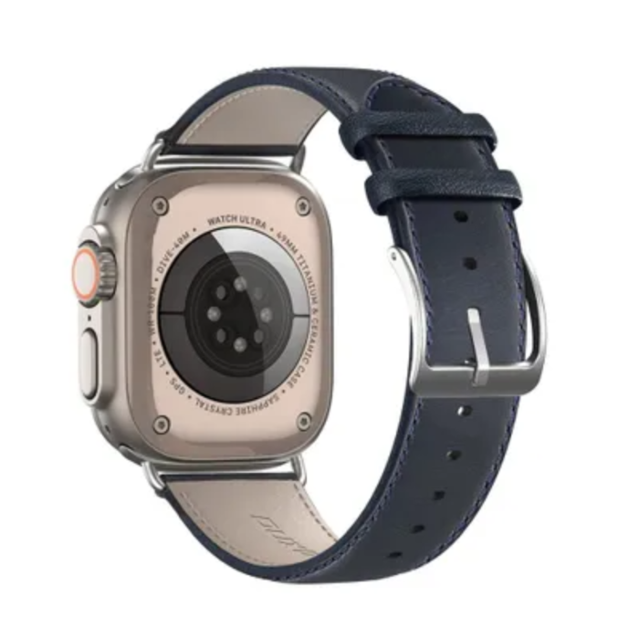 Dux Ducis - Dux Ducis Apple Watch 38/40/41mm Band Läder - Blå
