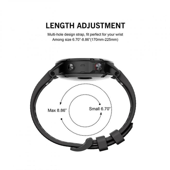 Tech-Protect - Smooth Garmin Fenix Band 5/6/6 Pro - Svart
