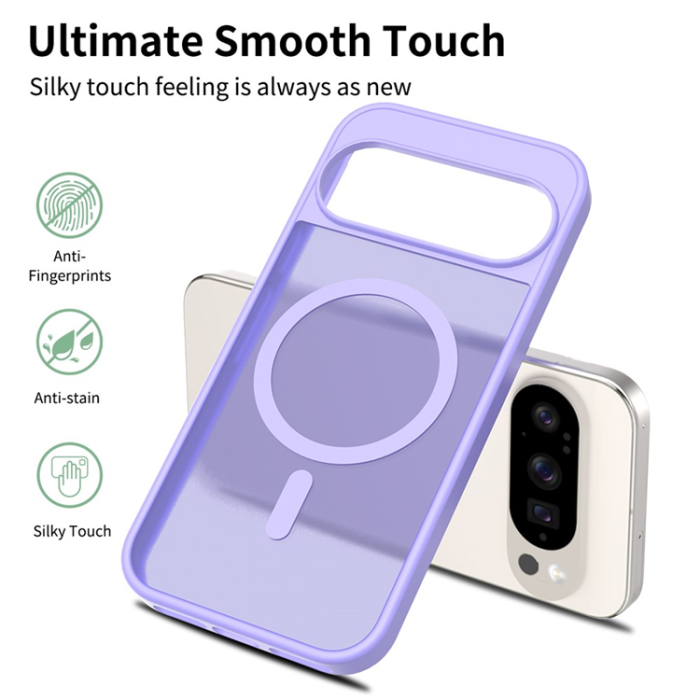 A-One Brand - Google Pixel 10/10 Pro Mobilskal MagSafe Skin Touch - Lila