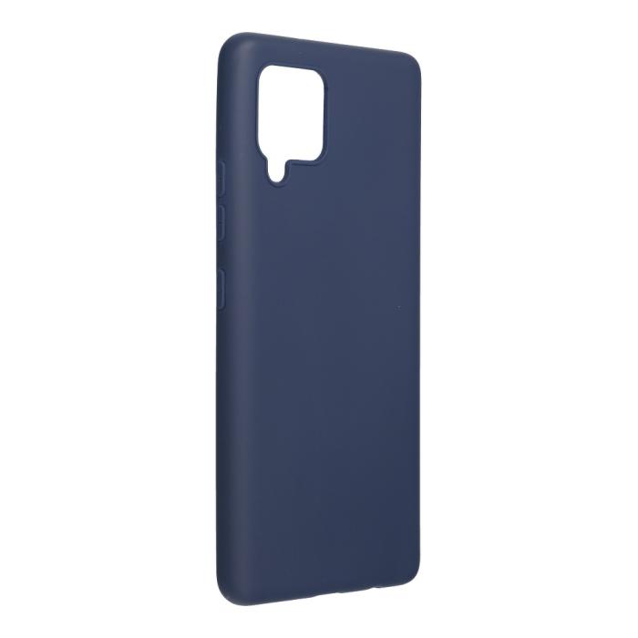 OEM - Forcell Silikon Matt Skal till Samsung Galaxy A42 5G Mörkblå