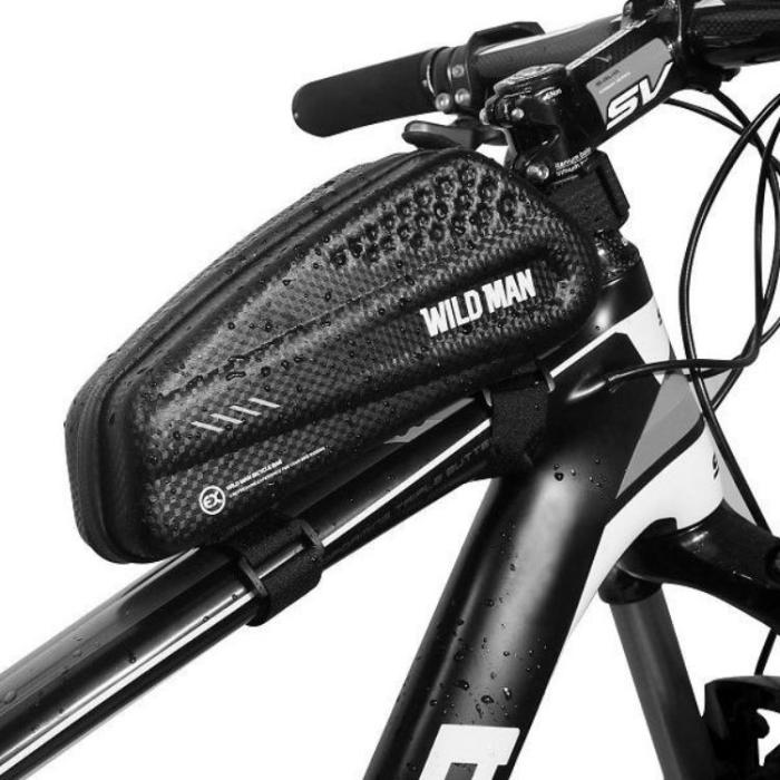 WildMan - WildMan Cykelramväska med Dragkedja 1L EX - Svart