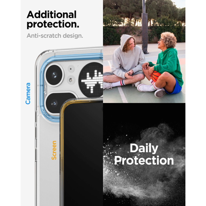 Spigen - Spigen Mobilskal för Nothing Phone 4a Pro Ultra Hybrid - Kristallklar