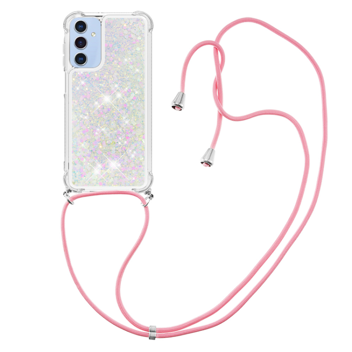A-One Brand - Galaxy A17 / A26 Mobilskal med Snodd - Laser / Hearts