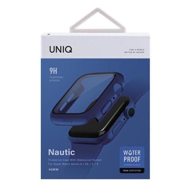 UNIQ - UNIQ Nautic Skal Apple Watch 4 / 5 / 6 / Se 40mm - Blå