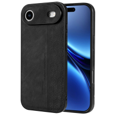 AZNS - AZNS iPhone Air Mobilskal PU-Läder TPU - Svart