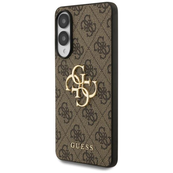 Guess - Guess Galaxy S25 Edge Mobilskal Big 4G Logo Classic - Brun