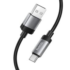 Hoco - HOCO USB-A till USB-C Kabel 3A 1m X117 - Svart