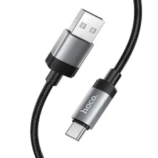 Hoco - HOCO USB-A till USB-C Kabel 3A 1m X117 - Svart