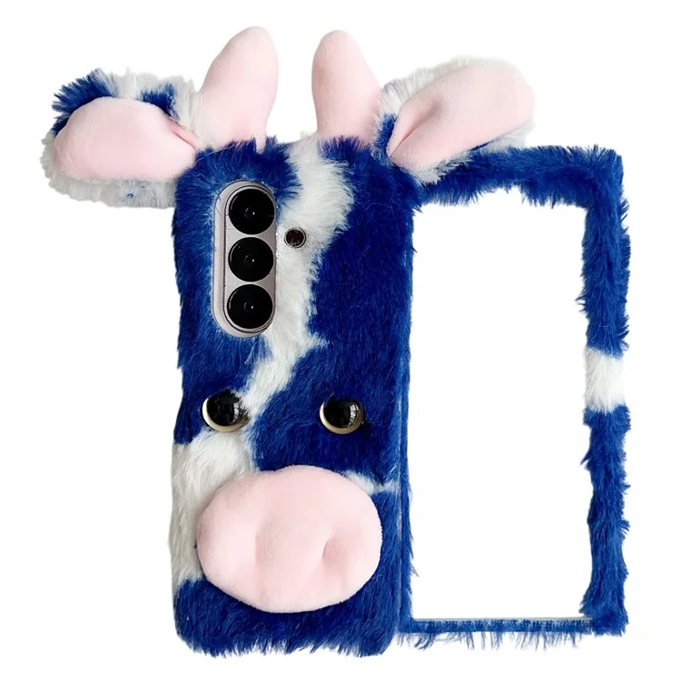 Galaxy Z Fold7 5G Mobilskal Plush Cow Hård PC - Blå | 2353 | AlltMobil