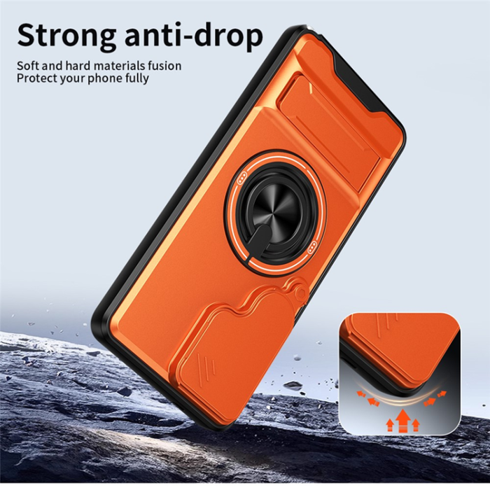 A-One Brand - Galaxy S26 Ultra Mobilskal MagSafe med Camera Lens Slider Ringhållare