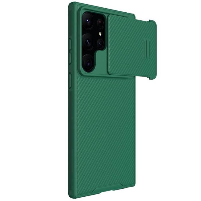 Nillkin - Nillkin Galaxy S23 Ultra Mobilskal CamShield S - Grön