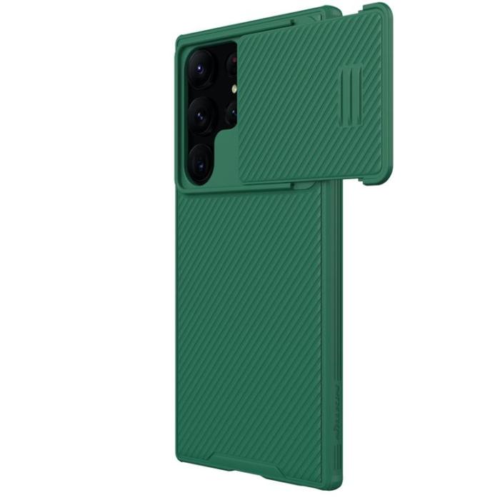 Nillkin - Nillkin Galaxy S23 Ultra Mobilskal CamShield S - Grön
