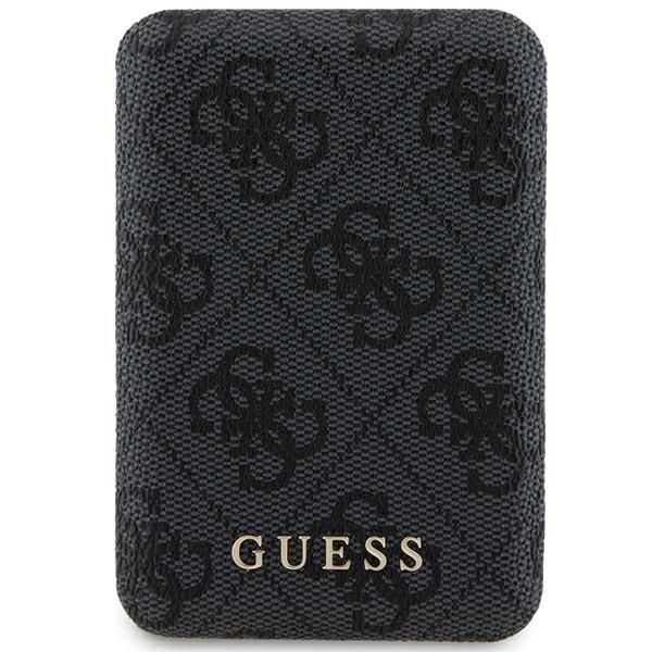 Guess Trådlös MagSafe Powerbank 5000mAh 15W 4G Metall Logo - Svart | 505295 | AlltMobil