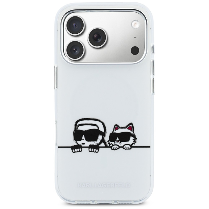 KARL LAGERFELD - Karl Lagerfeld Mobilskal För iPhone 17 Pro Magsafe IML Peekaboo Logo
