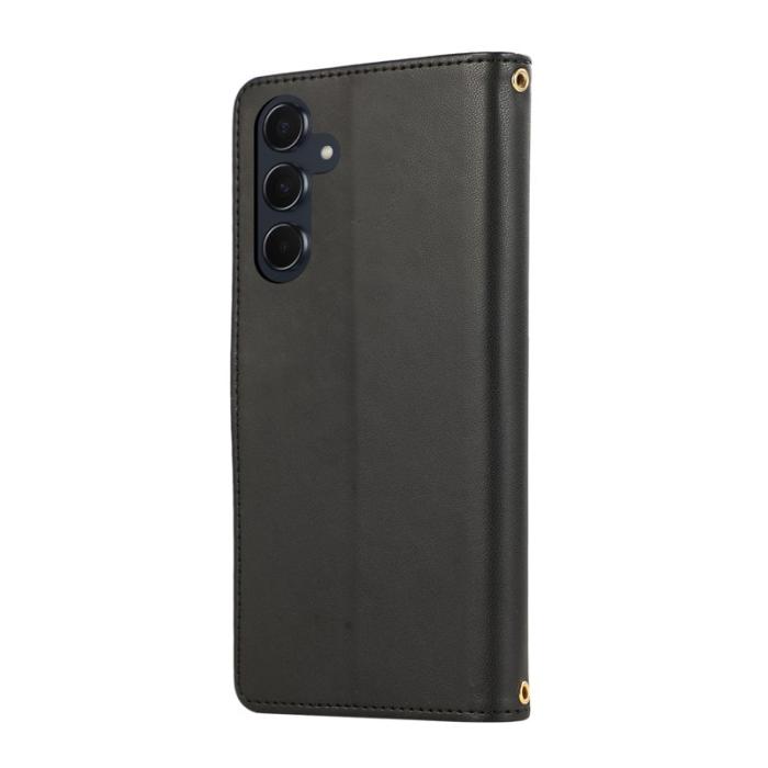 OEM - Mobilfodral för Samsung Galaxy S26 Konstläder Flera kortfack - Svart
