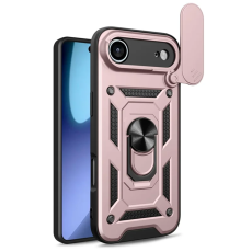 A-One Brand - iPhone 17 Air Mobilskal Slide Kameralock PC + TPU - Roséguld