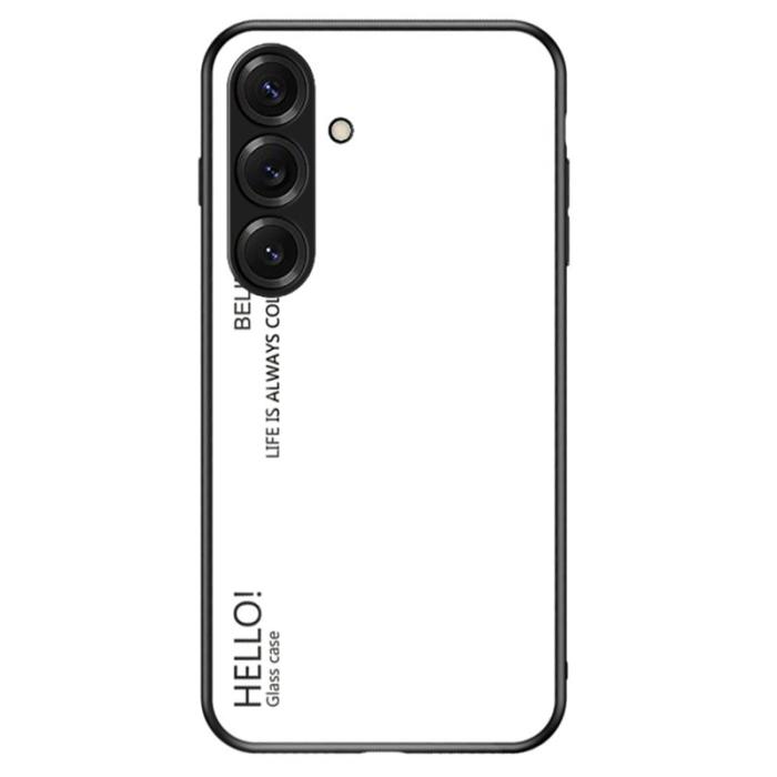 OEM - Mobilskal för Samsung Galaxy S26 Anti-rep och härdat glas PC + TPU - Vit