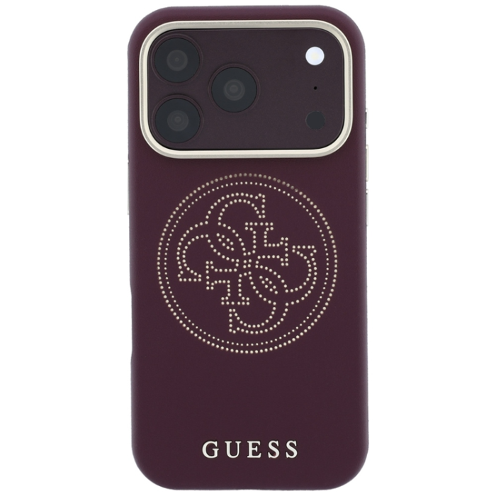 Guess - Guess Mobilskal För iPhone 18 Pro/iPhone 17 Pro Magsafe Perforated 4G Gold Logo