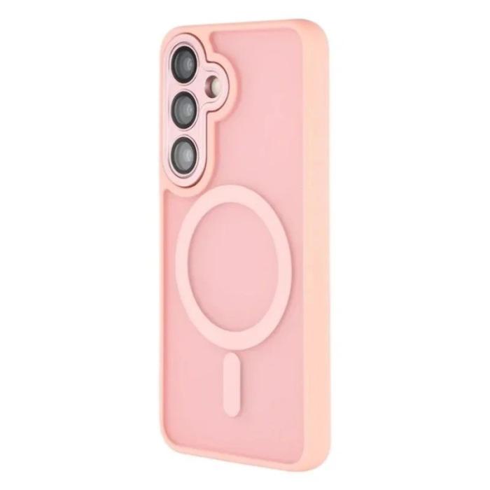 WANLONFENG - WANLONFENG Mobilskal för Samsung Galaxy S26 Shockproof Magnetiskt Plast - Rosa