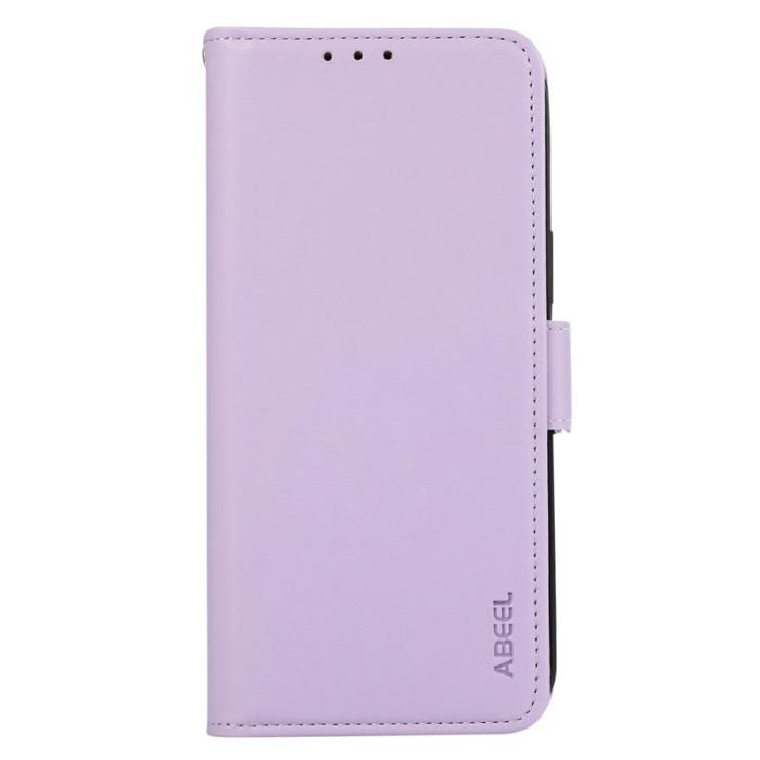 ABEEL - ABEEL Samsung Galaxy A23 5G / A23 4G Konstläder Plånboksfodral RFID-Skydd Lila