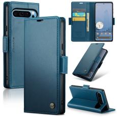 Caseme - CASEME Pl&aring;nboksfodral Konstl&auml;der till Google Pixel 9 Pro XL - Bl&aring;