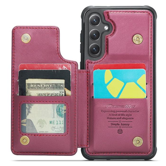 Caseme - CASEME C22 Fodral för Samsung Galaxy S23 FE - Röd