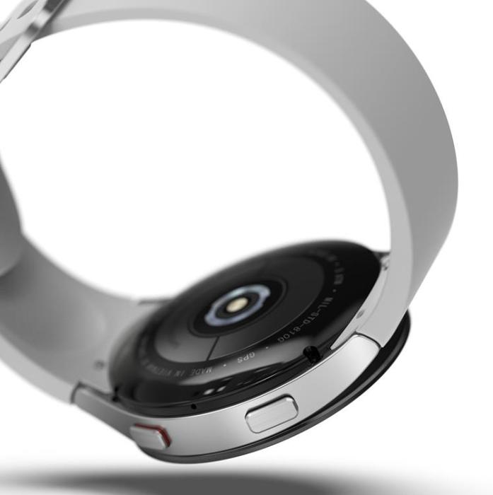 UTGATT5 - Ringke Galaxy Watch 5/4 (44mm) Skal Bezel Styling - Silver