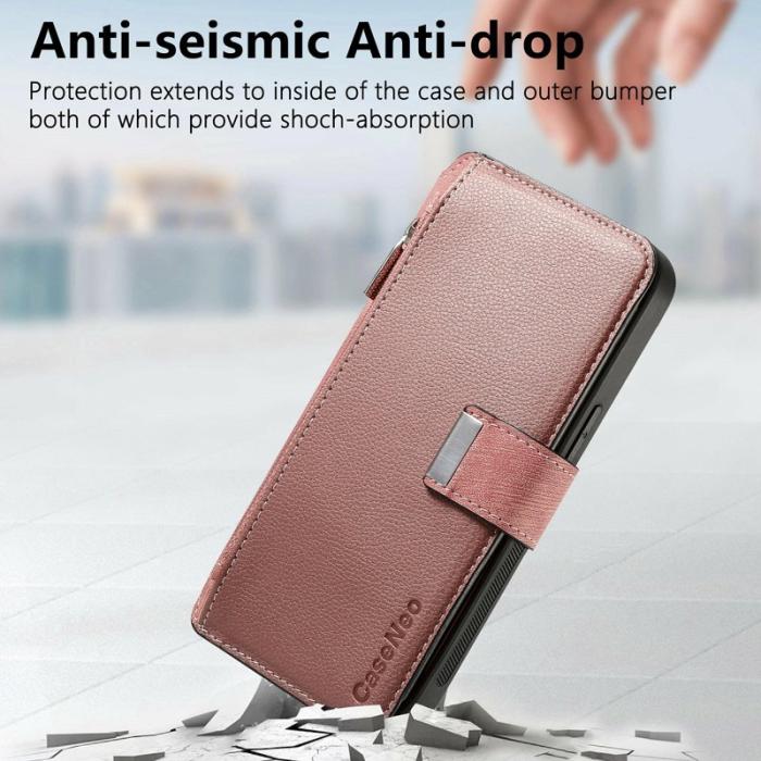 CASENEO - CASENEO MW-02 Samsung Galaxy A06 Plånboksfodral Konstläder - Rosa