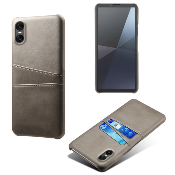 A-One Brand - Sony Xperia 10 VII Mobilskal med Dual Kortfack - Grå