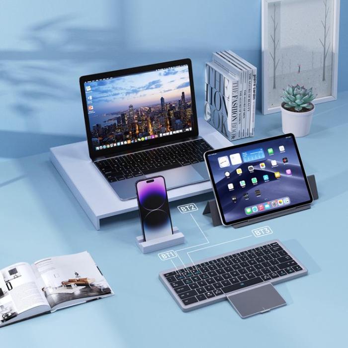 Dux Ducis - Dux Ducis OK Series Trådlöst Bluetooth English Tangentbord - Svart