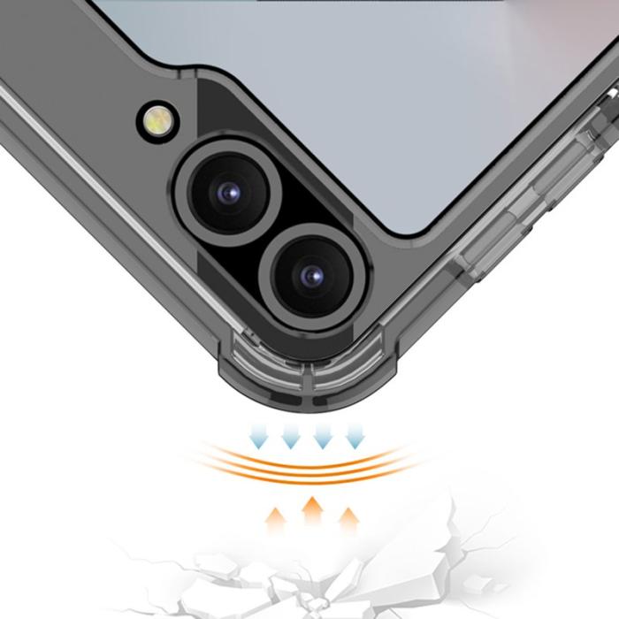 GKK - GKK Samsung Galaxy Z Flip7 FE Fodral Shockproof - Transparent Grön