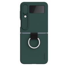 Nillkin - NILLKIN Mobilskal till Samsung Galaxy Z Flip4 5G Liquid Silicone Gr&ouml;n