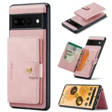 JEEHOOD - JEEHOOD Google Pixel 7 5G Fodral KonstL&auml;der - Rosa