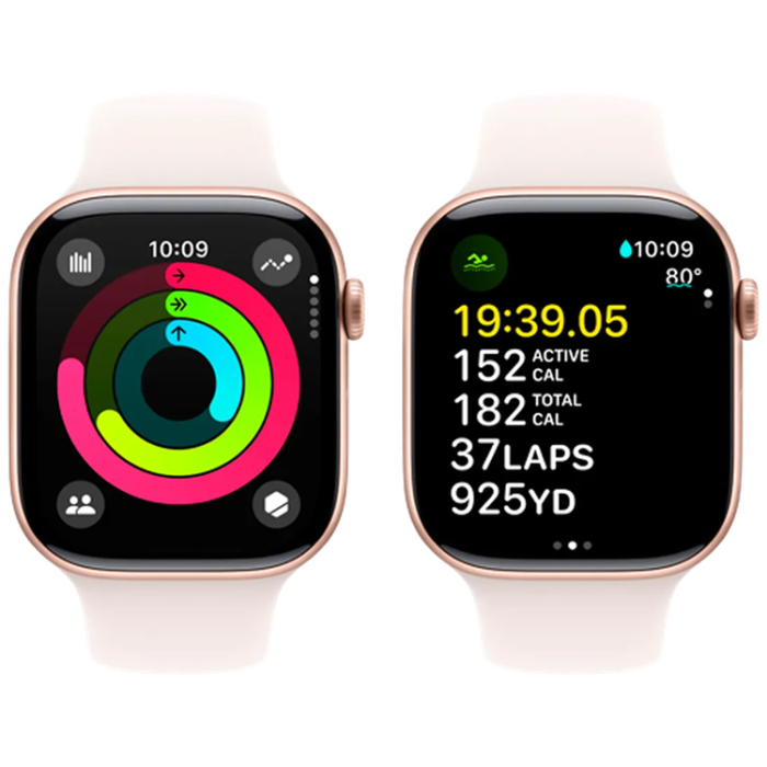 Apple - Apple Watch Series 10 46mm GPS + Cellular (Guld Aluminium)