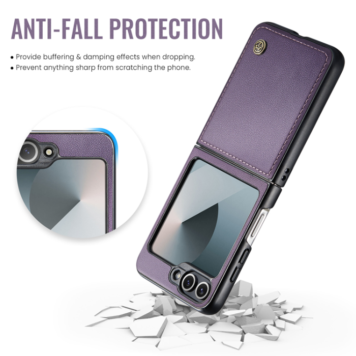 Caseme - CASEME Galaxy Z Flip 7 FE Mobilskal RFID Blocking Glossy 023
