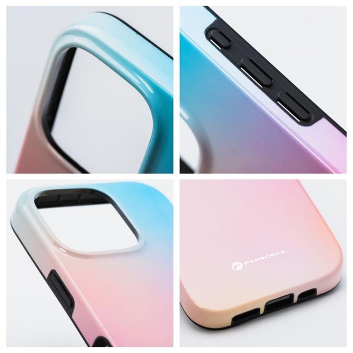 Forcell - Forcell iPhone 16 Mobilskal MagSafe Mirage - Rosa Blå