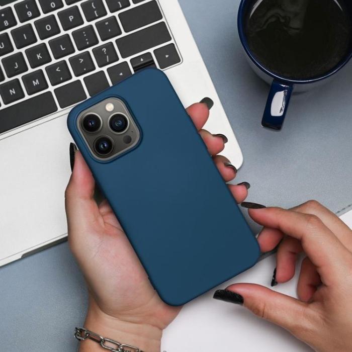 OEM - iPhone 16 Pro Max Mobilskal Silikon - Blå