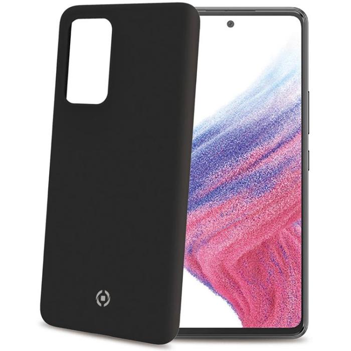 Celly - Celly Galaxy A53 5G Skal Soft Rubber Cromo - Svart