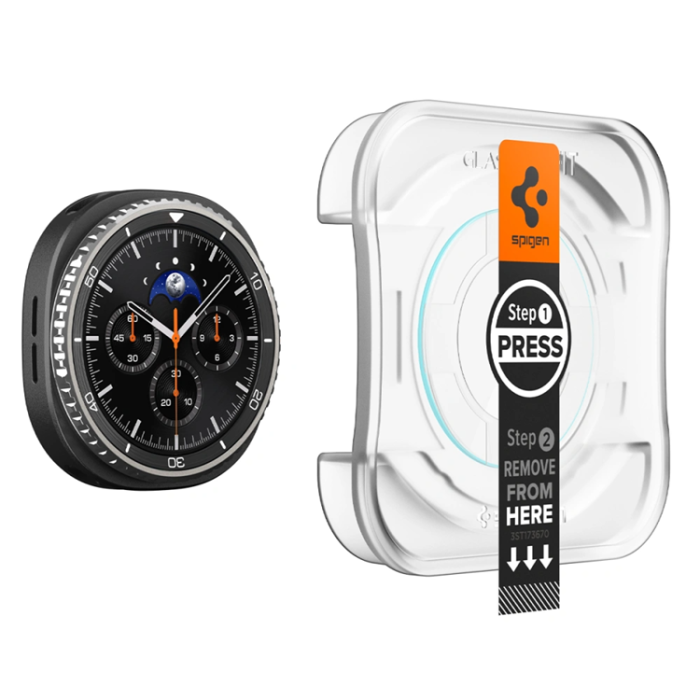 Spigen - [2-Pack] Spigen Galaxy Watch 8 Classic (46mm) Härdat Glas Skärmskydd