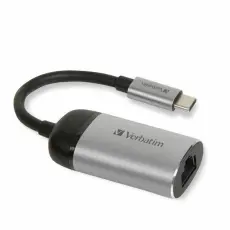 Verbatim - Verbatim USB-C till Ethernet Adapter - Gr&aring;